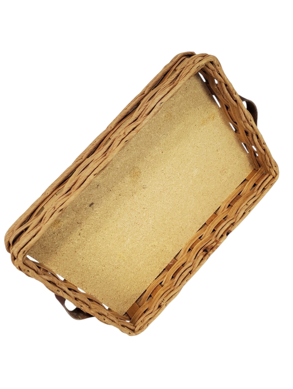 Pyrex Cassole Basket Holder 233-N Y2K Vintage Wicker Kitchen Dining